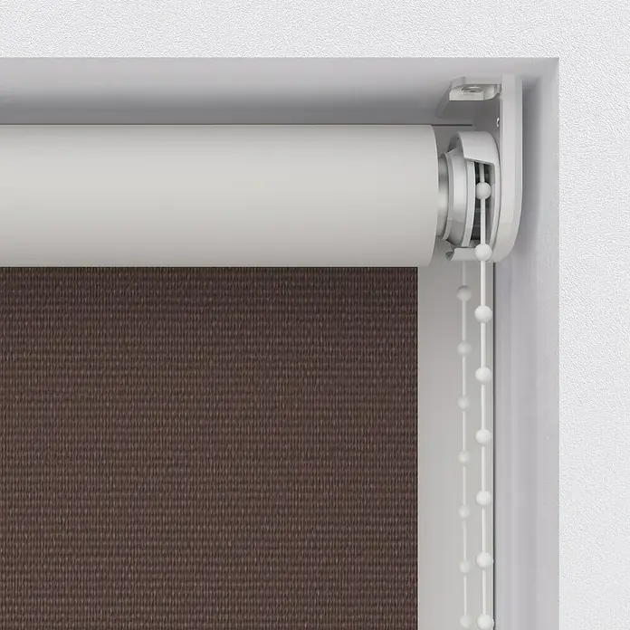 Verdunkelungsrollo - B x H: 180 x 190 cm, Braun - Detailaufnahme