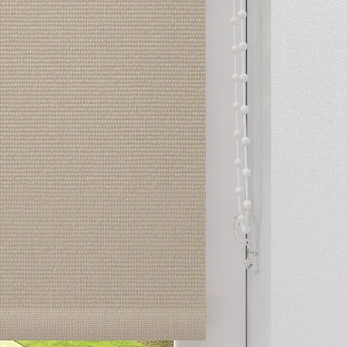 Verdunkelungsrollo - B x H: 110 x 190 cm, Sand - Detailaufnahme