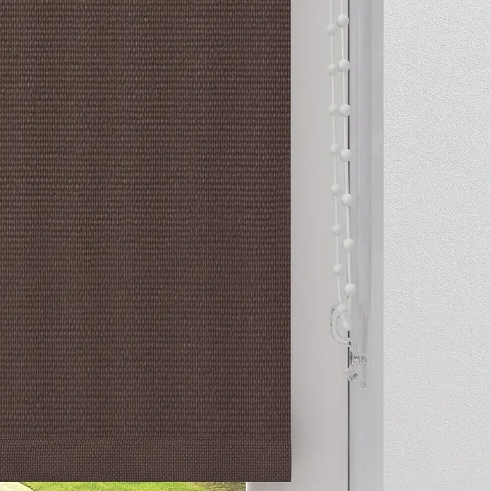 Verdunkelungsrollo - B x H: 90 x 275 cm, Braun - Detailaufnahme