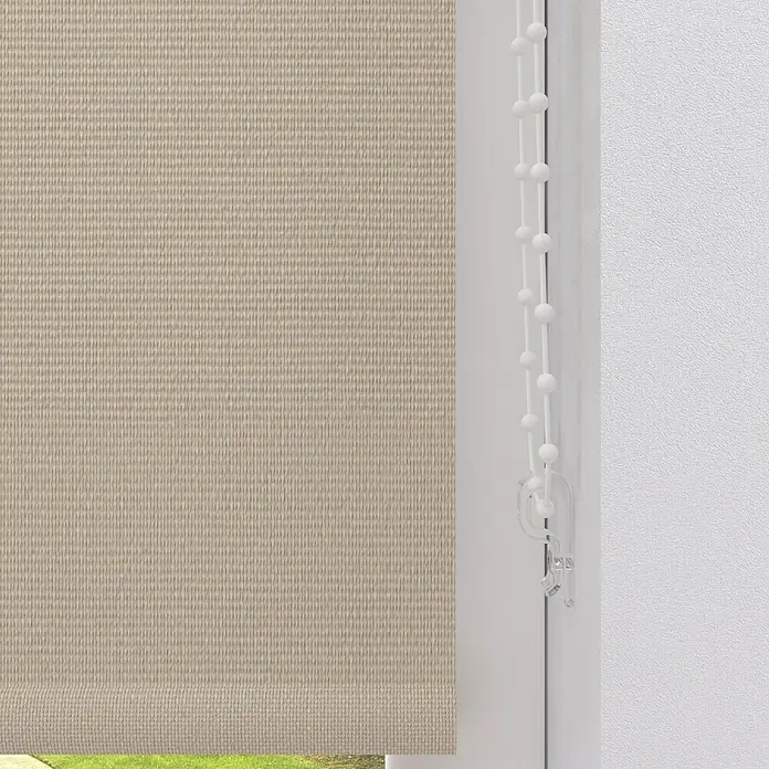 Verdunkelungsrollo - B x H: 90 x 190 cm, Sand - Detailaufnahme