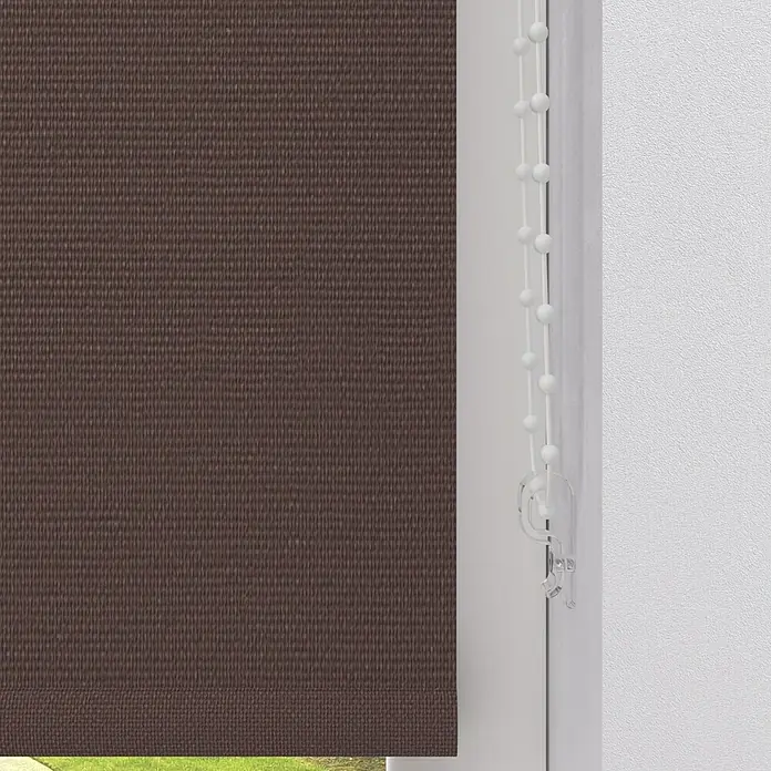 Verdunkelungsrollo - B x H: 120 x 190 cm, Braun - Detailaufnahme