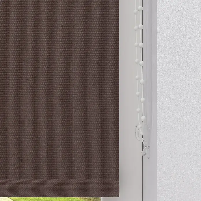 Verdunkelungsrollo - B x H: 150 x 190 cm, Braun - Detailaufnahme