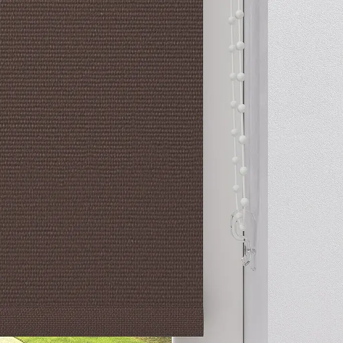 Verdunkelungsrollo - B x H: 80 x 190 cm, Braun - Detailaufnahme