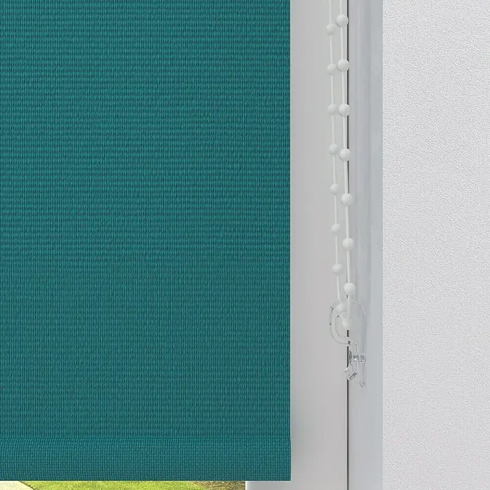 Verdunkelungsrollo - B x H: 210 x 190 cm, Türkis - Detailaufnahme