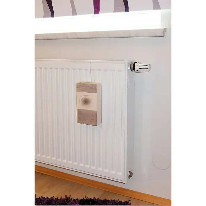 Lienbacher Heizkörperverdunster - Beige, Keramik, Relief - Vorderansicht