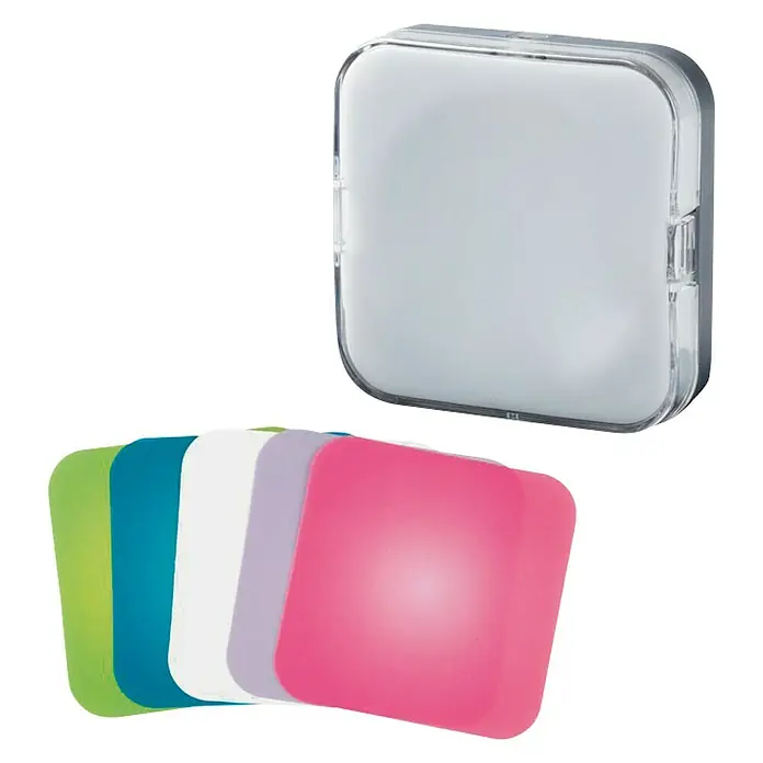 Legrand Luz de noche LED con sensor crepuscular - 0,4 W, Blanco, L x An x Al: 8,5 x 8,5 x 4,5 cm