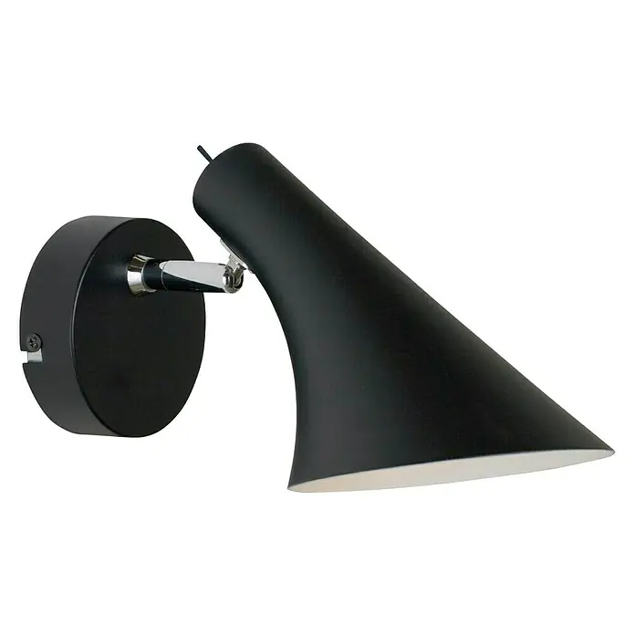 Nordlux Vanila Aplique de pared - 40 W, L x An x Al: 14,5 x 14,5 x 17 cm, Negro, E14