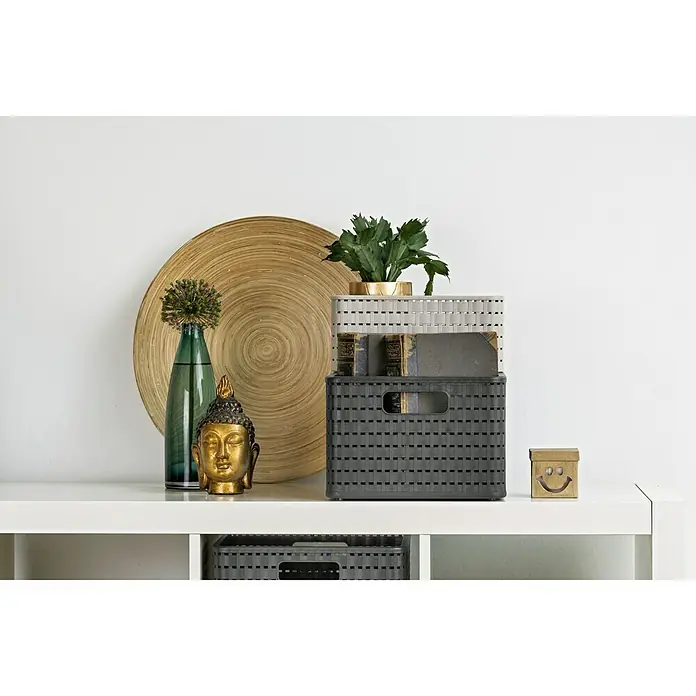 Rotho Korb Country A4 - Anthrazit, 18 l - Anwendungsbeispiel