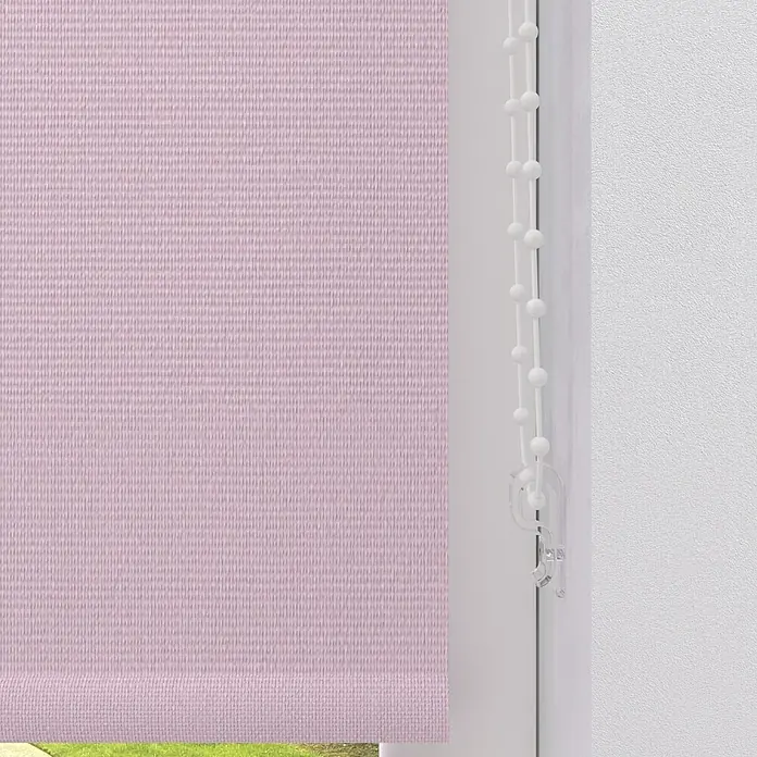 Verdunkelungsrollo - B x H: 90 x 275 cm, Rosa - Detailaufnahme