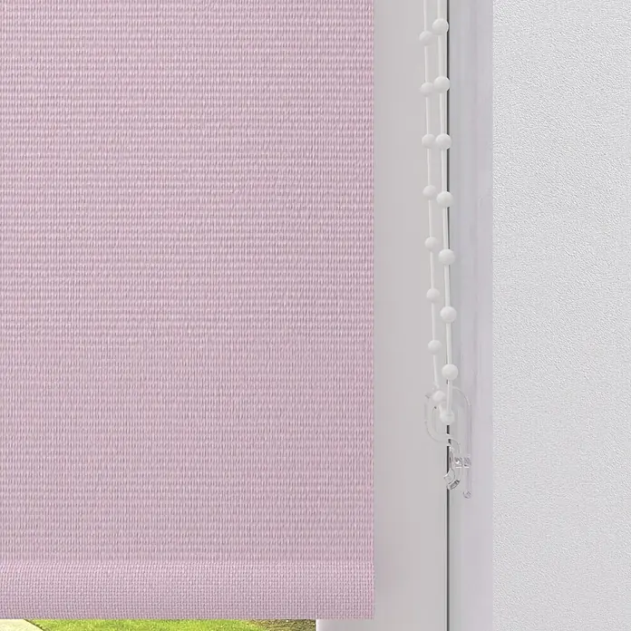 Verdunkelungsrollo - B x H: 210 x 190 cm, Rosa - Detailaufnahme