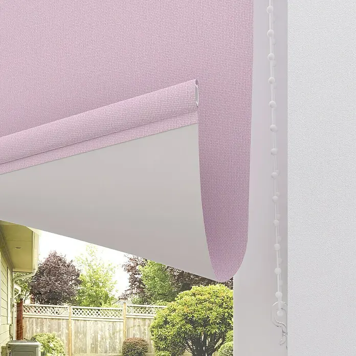 Verdunkelungsrollo - B x H: 80 x 190 cm, Rosa - Detailaufnahme