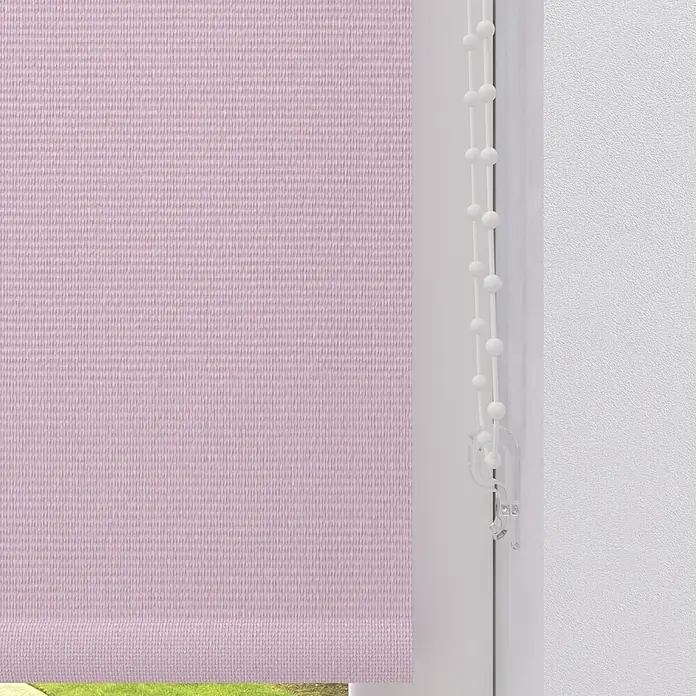 Verdunkelungsrollo - B x H: 80 x 190 cm, Rosa - Detailaufnahme