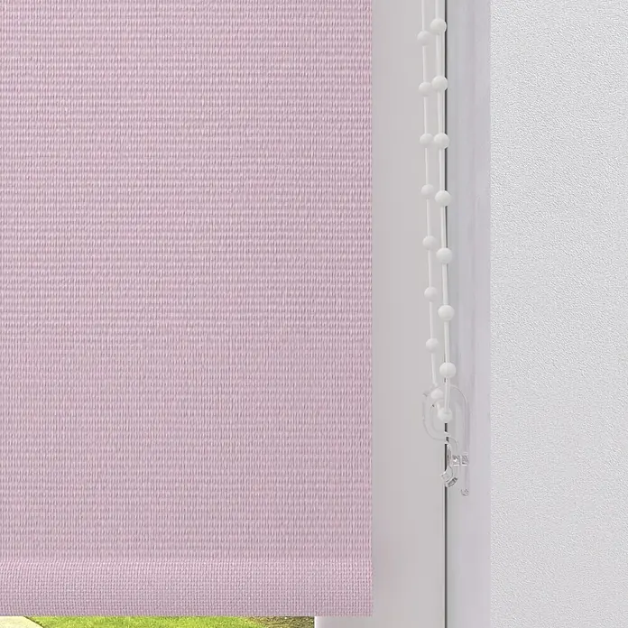 Verdunkelungsrollo - B x H: 180 x 190 cm, Rosa - Detailaufnahme