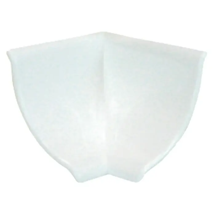 Maderas Daganzo Ángulo interior para rincones - Blanco, 32 x 23 mm