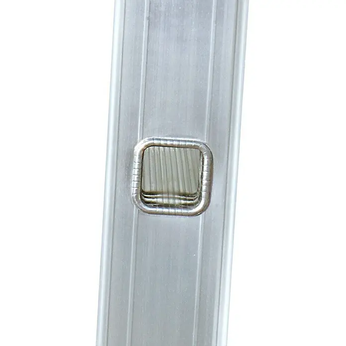 Krause Stabilo Sprossen-Anlegeleiter - Arbeitshöhe: 5,25 m, 15 Sprossen, Aluminium - Detailaufnahme