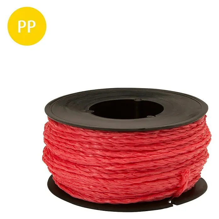 Stabilit Vielzweckschnur - Ø x L: 1,3 mm x 40 m, Rot - Vorderansicht