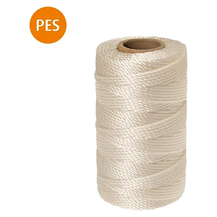 Stabilit Vielzweckschnur - Ø x L: 1,5 mm x 100 m, Weiß, Polyester - Vorderansicht
