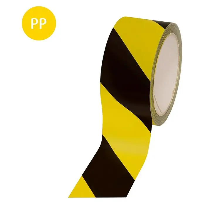 Stabilit Traka za označavanje - 66 m x 50 mm, Žuta-crna - Pogled sprijeda