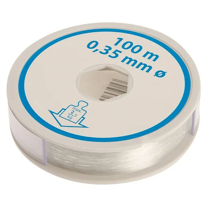 Stabilit Perlonska žica - Ø x D: 0,35 mm x 100 m, Prozirno - Pogled sprijeda