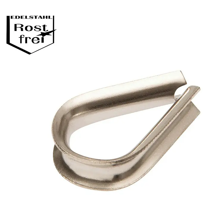 Conacord Kausche - Für Seildurchmesser: 10 mm, Edelstahl - Ansicht von oben