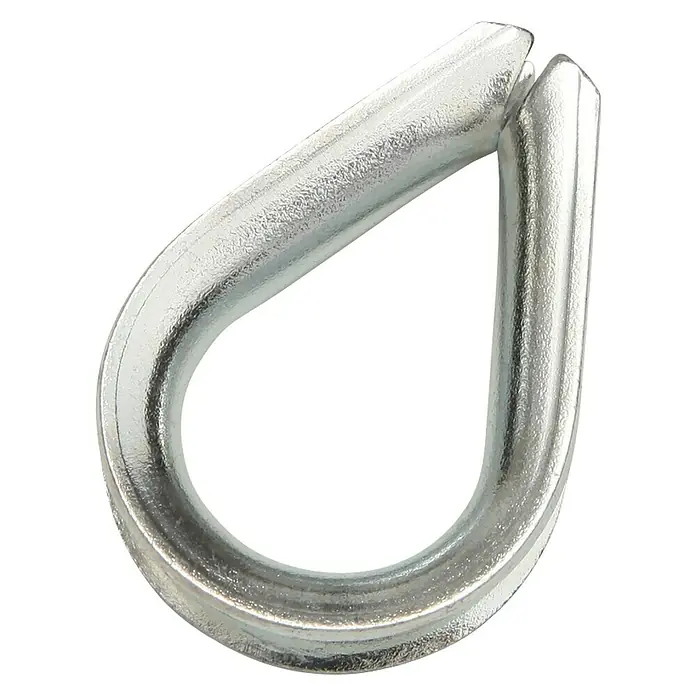 Conacord Kausche - Für Seildurchmesser: 8 mm, Stahl - Ansicht von oben