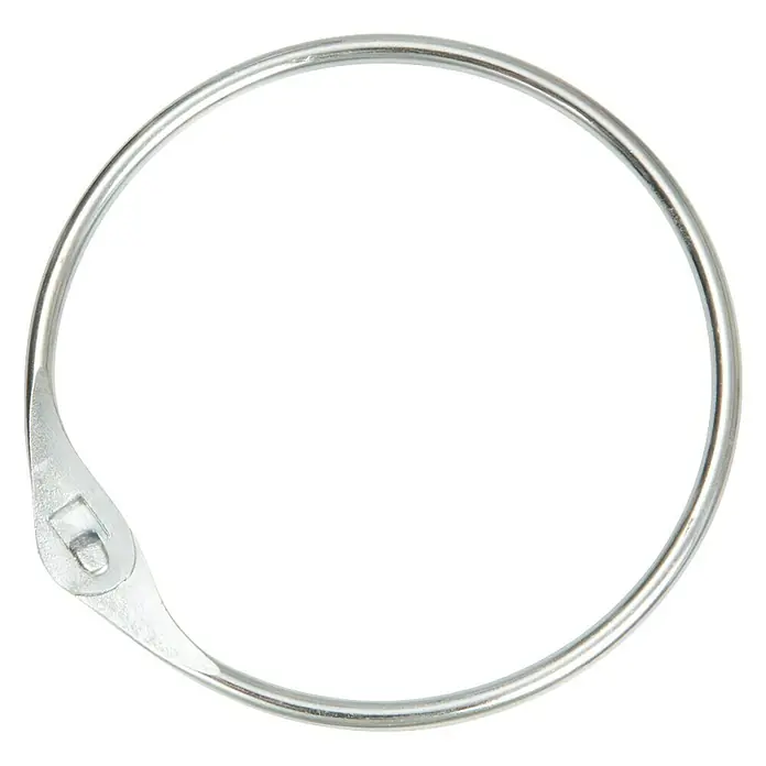 Conacord Anilla para llavero - Diámetro: 120 mm, Acero, Zincado - Vista frontal