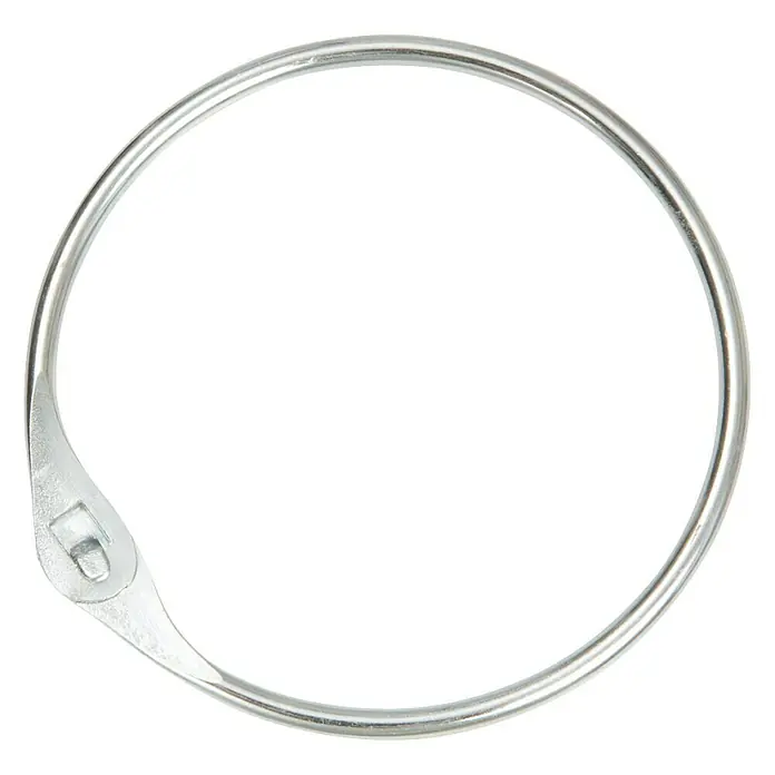 Conacord Anilla para llavero - Diámetro: 60 mm, Acero, Zincado - Vista frontal