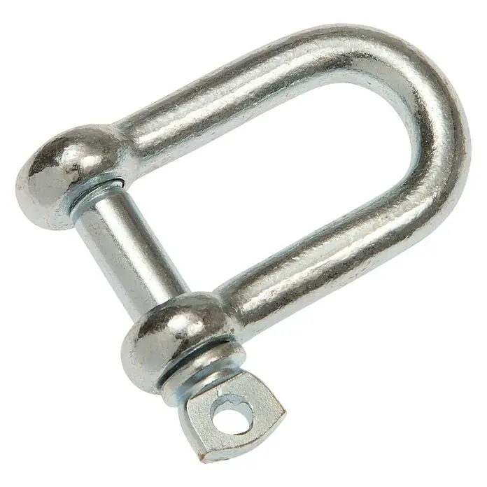Grillete - Ø x L: 8 x 55 mm, Acero, Carga soportada: 200 kg - Vista descendente