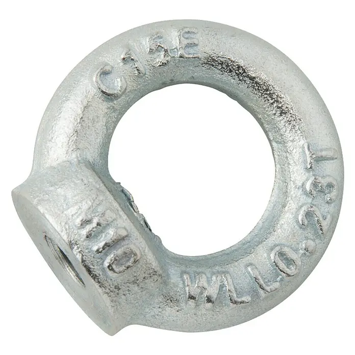 Conacord Tuerca con anilla hembra - Ø x L: 6 x 37 mm, Acero, M6 - Vista frontal