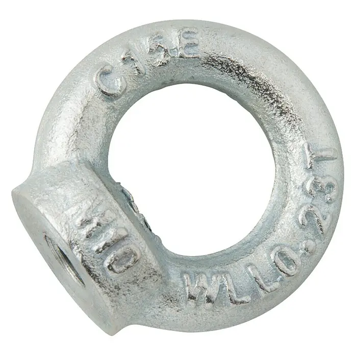 Conacord Tuerca con anilla hembra - Ø x L: 10 x 45 mm, Acero, M10 - Vista frontal