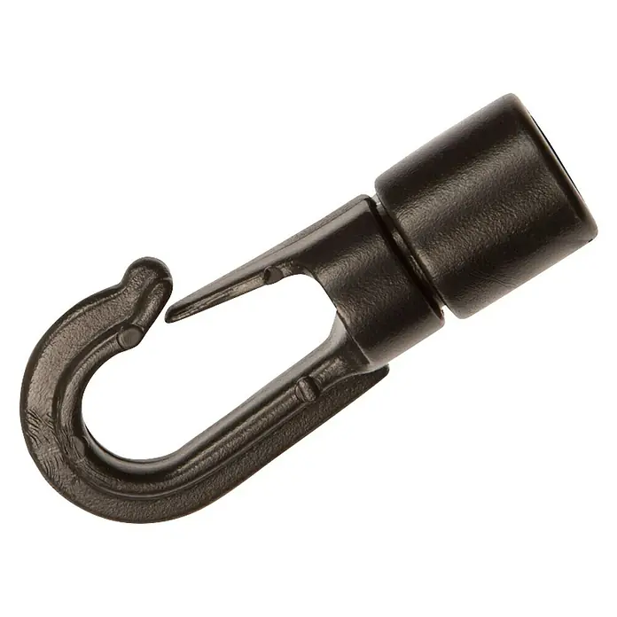 Conacord Gancho con cierre de seguridad - Plástico, Para diámetro de cable: 4 mm - Vista frontal