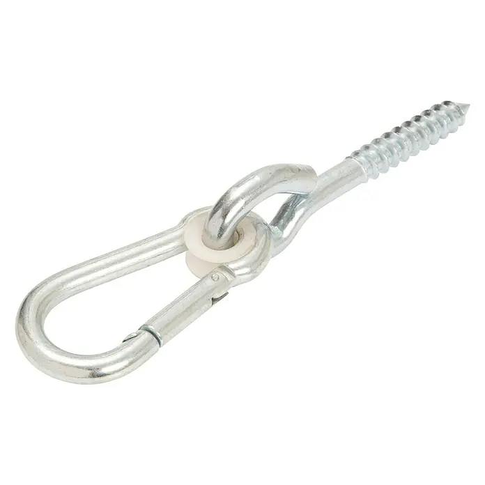 Conacord Gancho de anclaje 534655 - L x An: 200 x 49 mm, Carga soportada: 175 kg, Zincado - Vista frontal