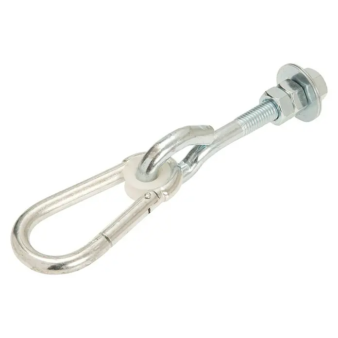 Conacord Gancho de anclaje 534662 - L x An: 200 x 49 mm, Carga soportada: 175 kg, Zincado - Vista frontal