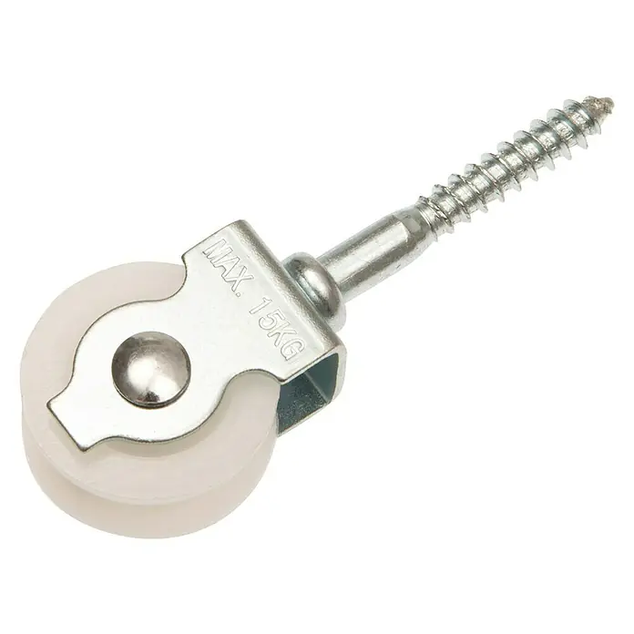 Conacord Polea de cable - Poliamida, Diámetro: 30 mm, Carga soportada: 15 kg - Vista frontal