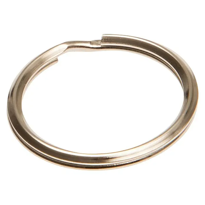 Conacord Schlüsselring - Durchmesser: 24 mm, Stahl, Vernickelt - Vorderansicht