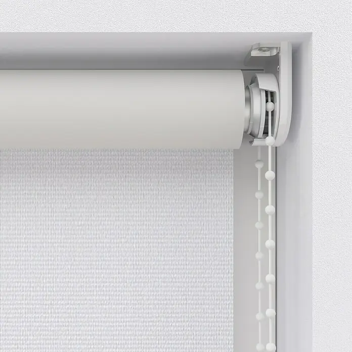 Verdunkelungsrollo - B x H: 80 x 275 cm, Schneeweiß - Detailaufnahme