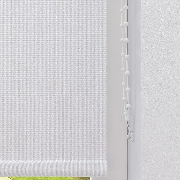 Verdunkelungsrollo - B x H: 85 x 275 cm, Schneeweiß - Detailaufnahme