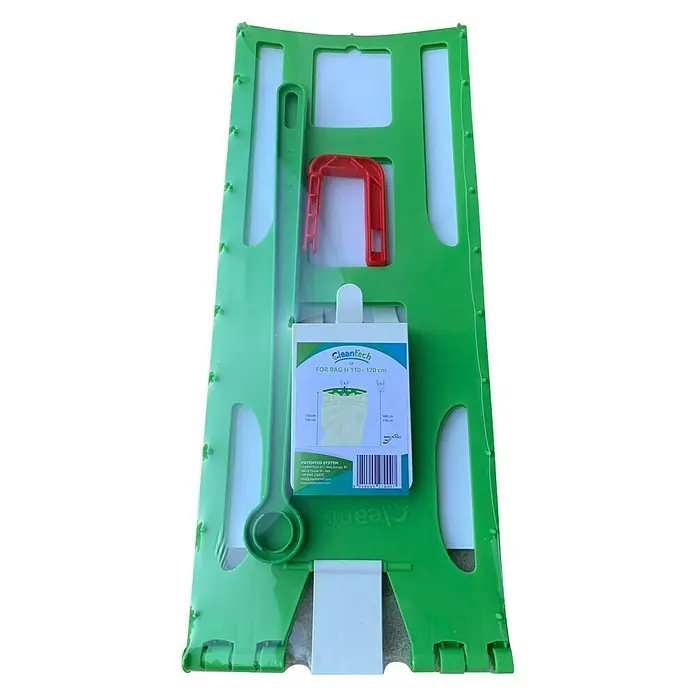 Cleantech Sackspreizer Flex 90 - Passend für: Säcke B x H: 80/85/90 x 110 - 120 cm, Gartenabfälle - Vorderansicht