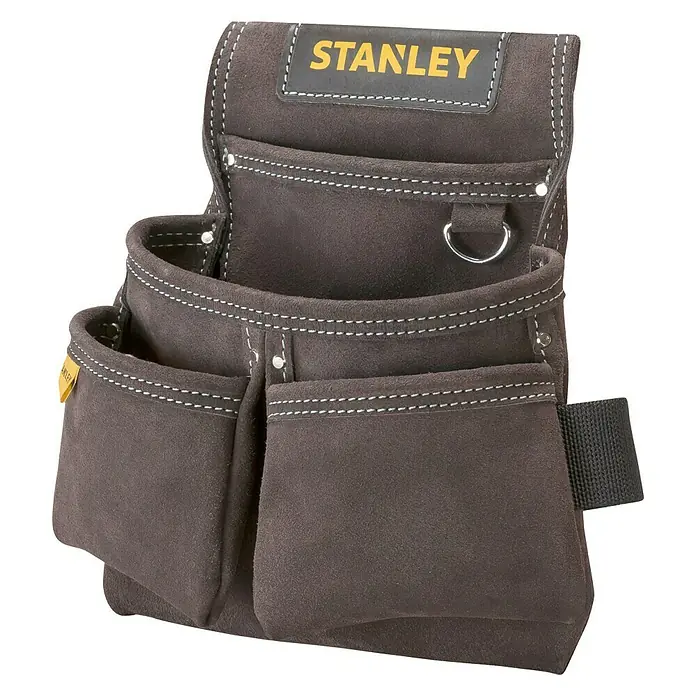 Stanley Werkzeug-Gürteltasche - 2 mittelgroße Taschen, Büffelleder