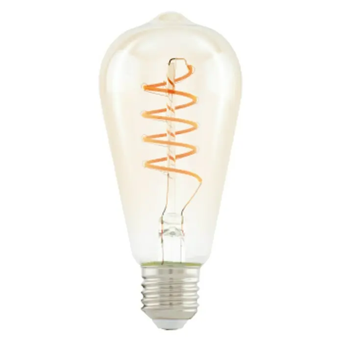 Eglo LED-Leuchtmittel Amber - 4 W, E27, Warmweiß, ST64