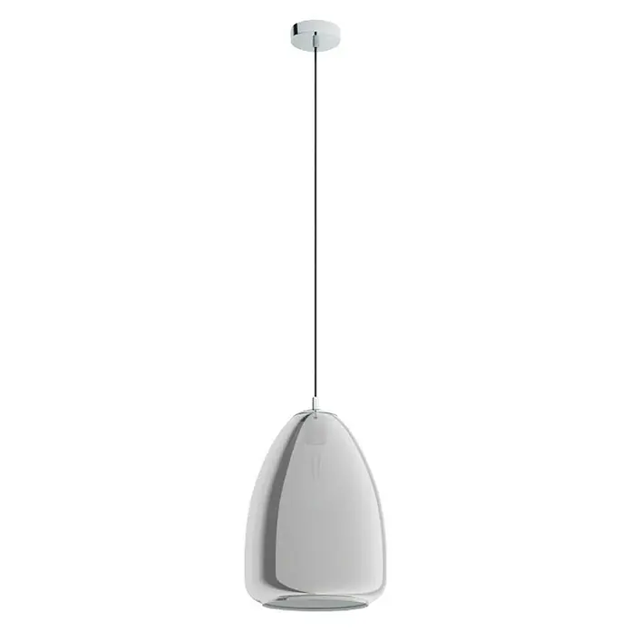 Eglo Pendelleuchte Alobrase - 40 W, Silber, E27