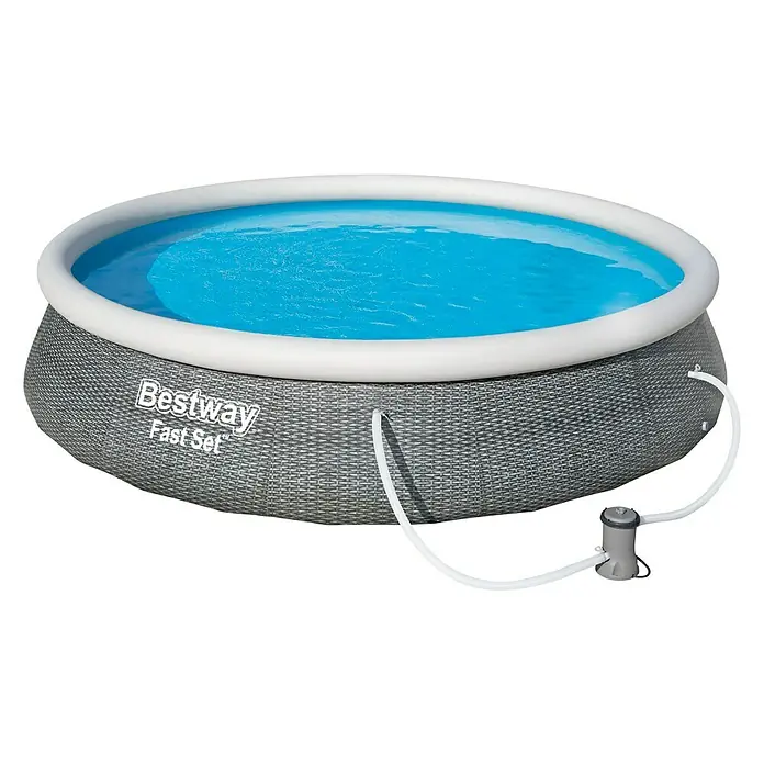 Bestway Pool-Set Fast Set - Durchmesser: 396 cm, Höhe: 84 cm, 7.340 l