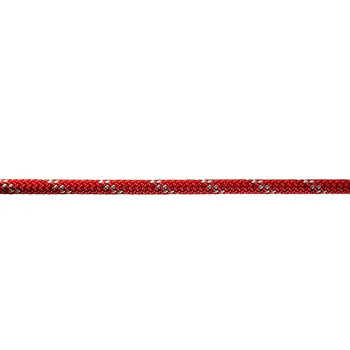 Robline Schot Meterware Globe 5000 MK2 - Durchmesser: 10 mm, Rot/Silber, Polyester - Vorderansicht
