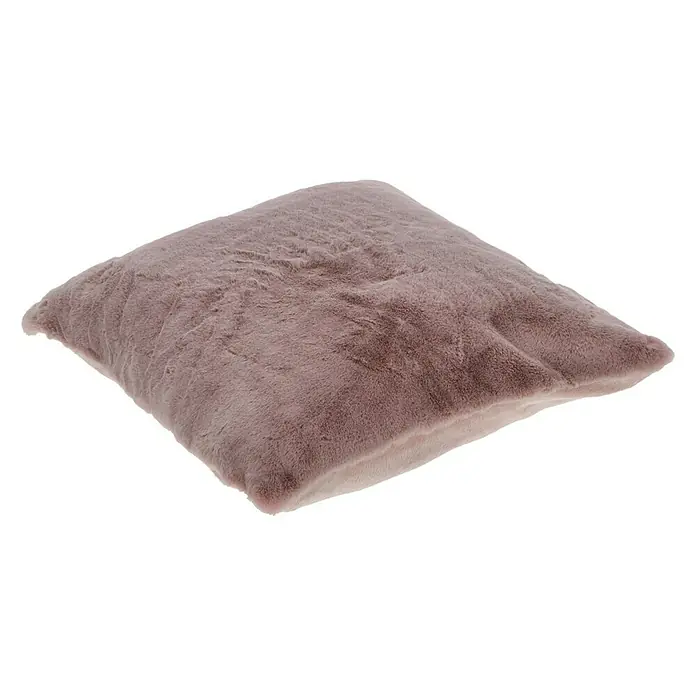 Kissen Happy - Puderrosa, 48 x 48 cm, 100 % Polyester