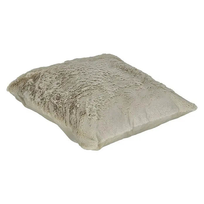 Kissen Happy - Beige, 48 x 48 cm, 100 % Polyester