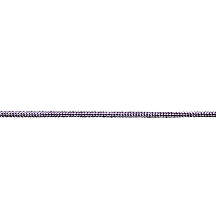 Robline Leine Meterware Dinghy Control - 6 mm, Weiß/Violett, Polyester - Vorderansicht