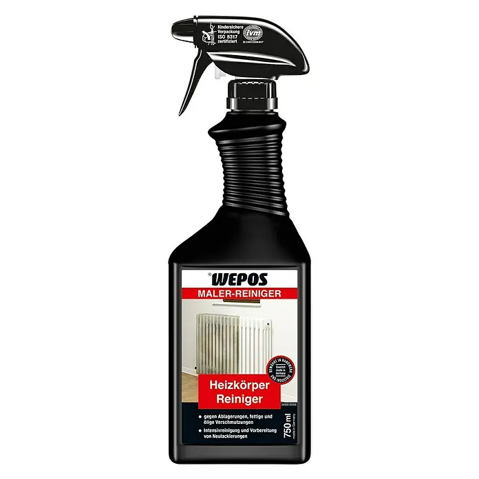 Wepos Maler-Reiniger Heizkörper-Reiniger - 750 ml, Sprühflasche - Vorderansicht