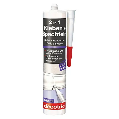 Decotric  Universalspachtel 2 in 1 Kleben und Spachteln