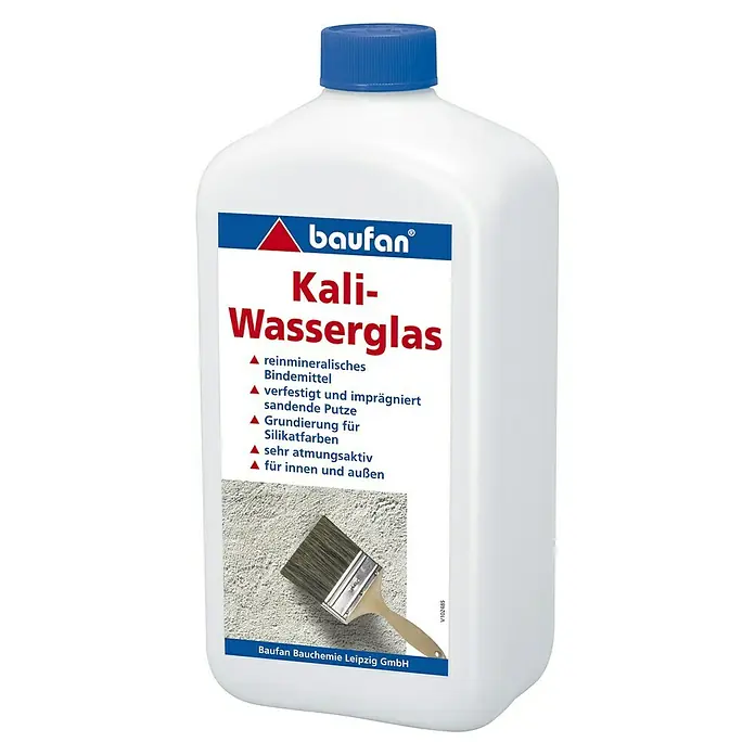 Baufan Kali-Wasserglas - 1 l - Vorderansicht