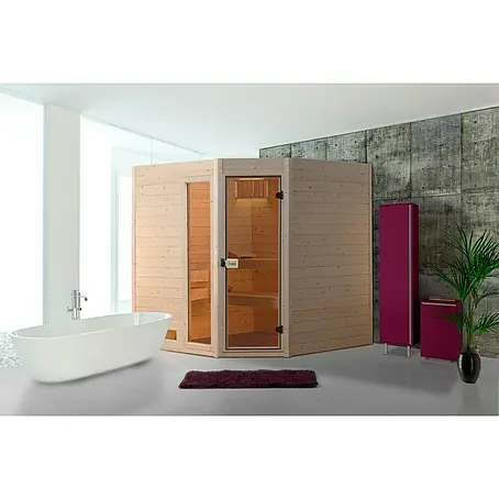 Finnwood  Massivholzsauna Lasse 3